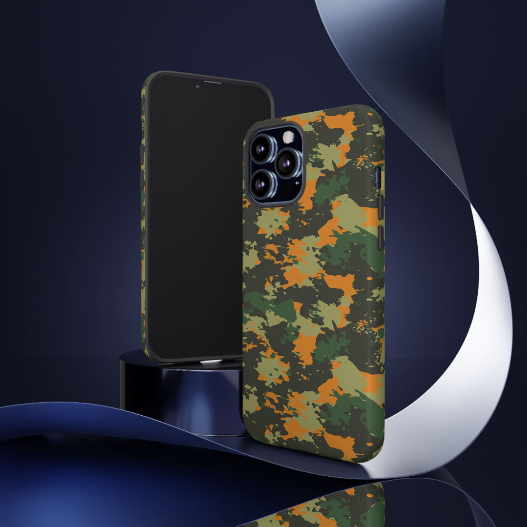 Orange Camo Case