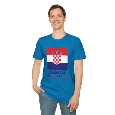 Croatia Retro T-Shirt