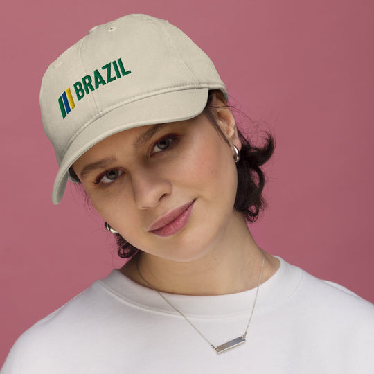 Brazil Organic Cotton Baseball Cap - Ezra's Clothing - Hats