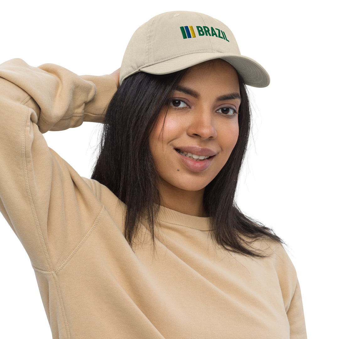 Brazil Organic Cotton Baseball Cap - Ezra's Clothing - Hats