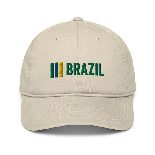 Brazil Organic Cotton Baseball Cap - Ezra's Clothing - Hats