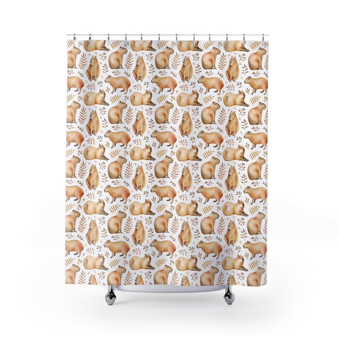 Capybara Shower Curtain - Ezra's Clothing - Shower Curtains
