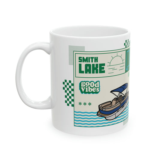 Smith Lake Good Vibes Coffee Mug - Ezra's Clothing - Mug