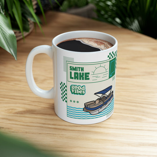 Smith Lake Good Vibes Coffee Mug - Ezra's Clothing - Mug