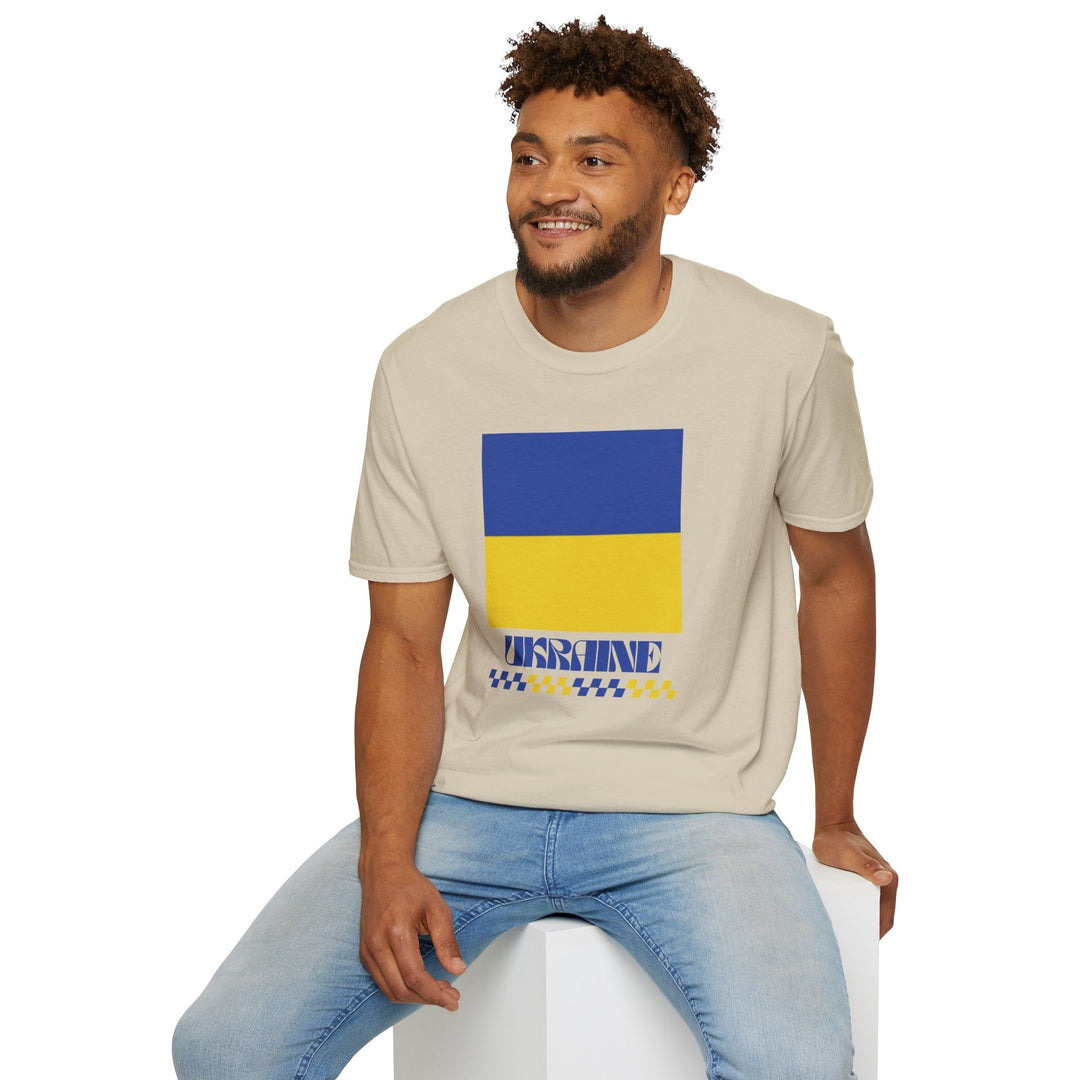 Ukraine Retro T-Shirt - Ezra's Clothing - T-Shirt