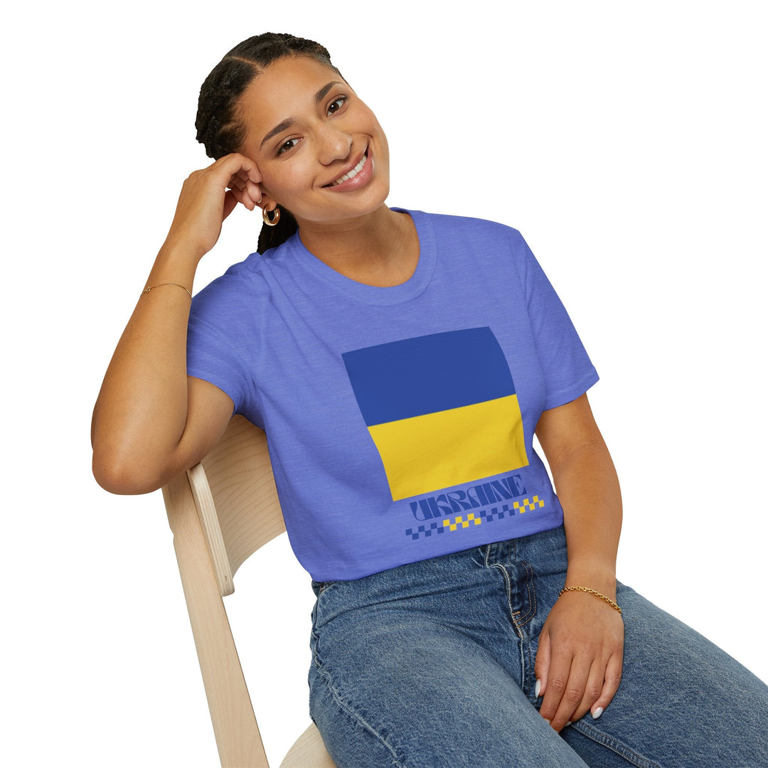 Ukraine Retro T-Shirt - Ezra's Clothing - T-Shirt