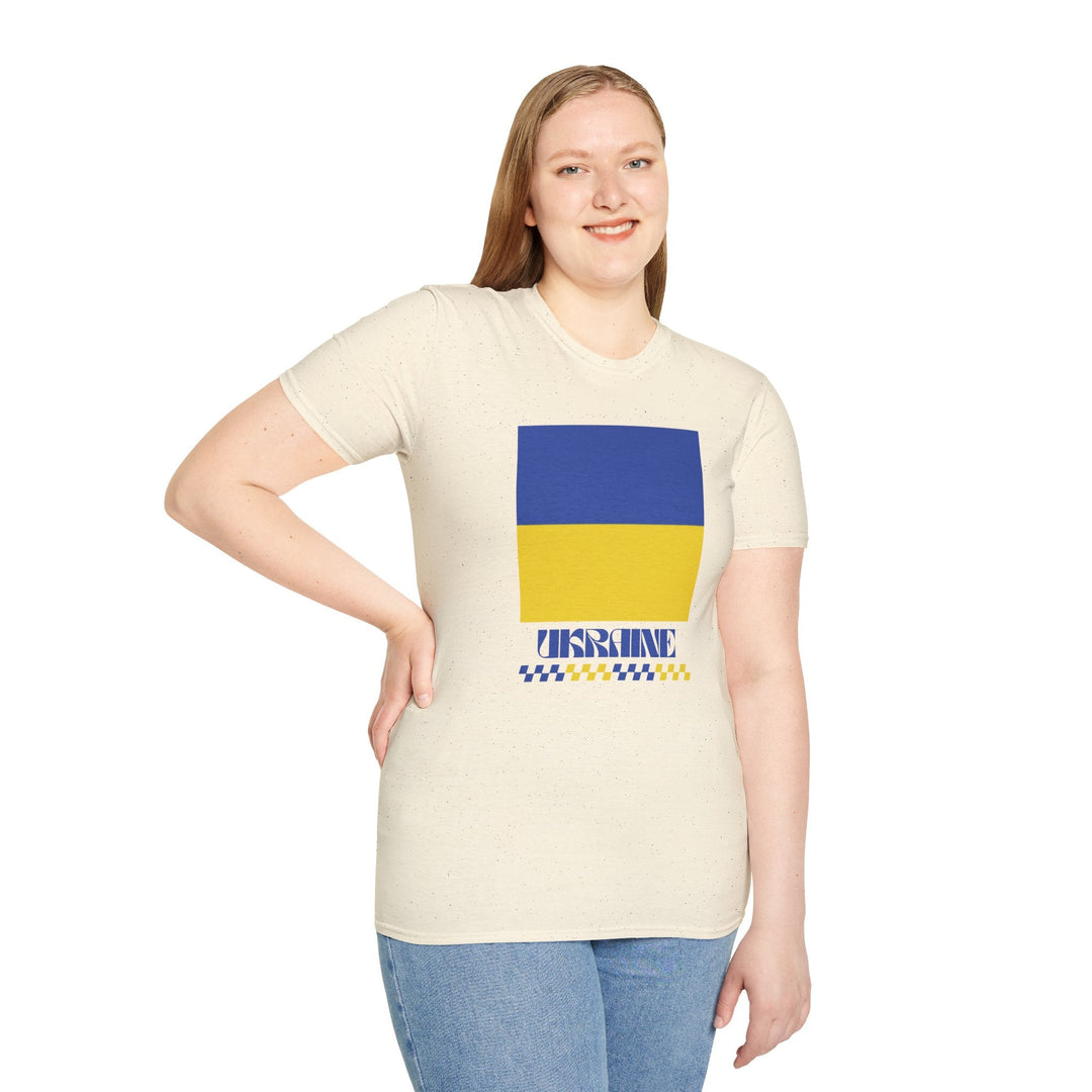 Ukraine Retro T-Shirt - Ezra's Clothing - T-Shirt