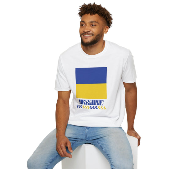 Ukraine Retro T-Shirt - Ezra's Clothing - T-Shirt