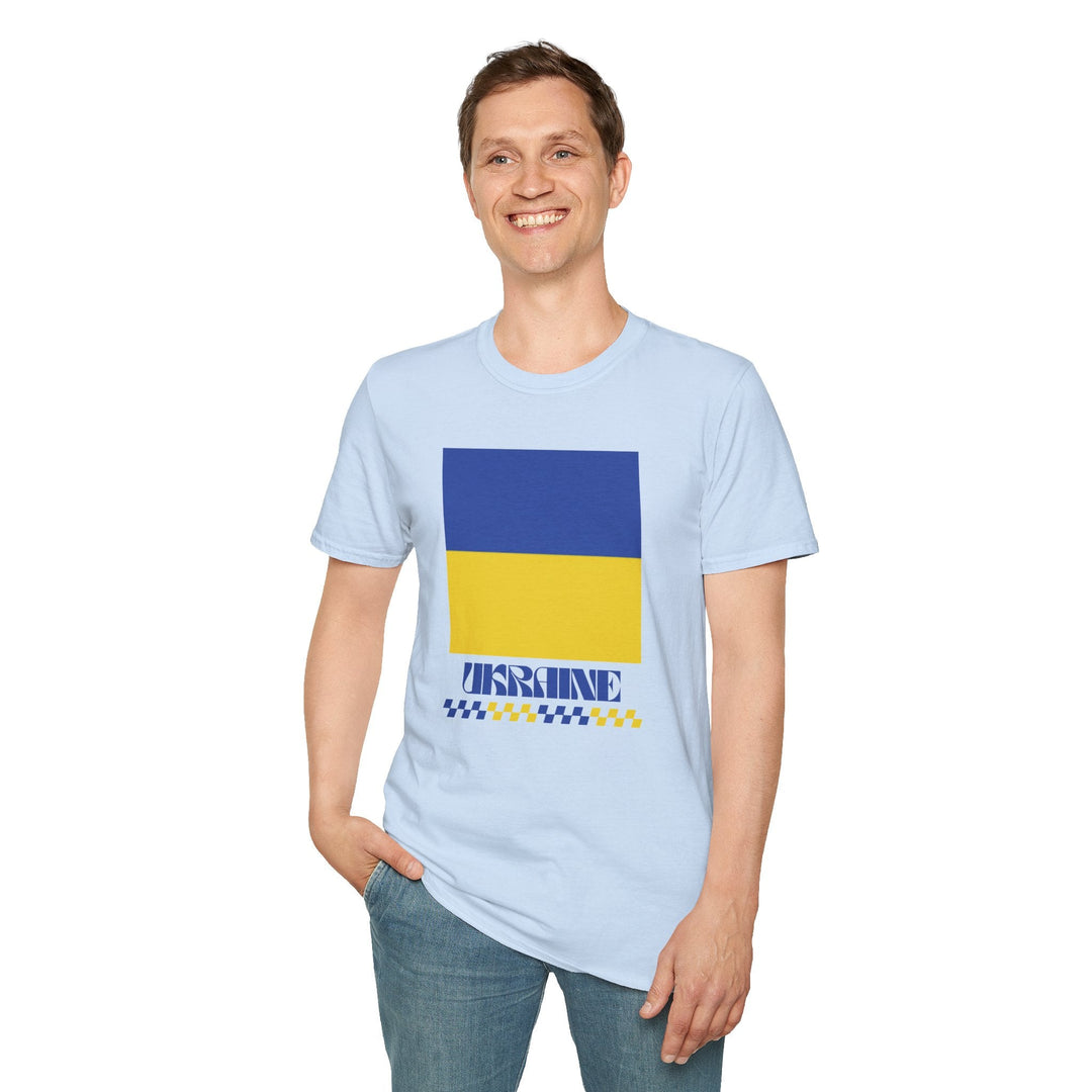 Ukraine Retro T-Shirt - Ezra's Clothing - T-Shirt