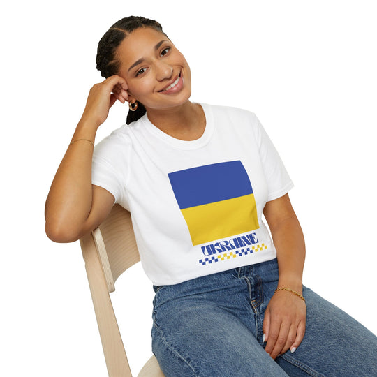 Ukraine Retro T-Shirt - Ezra's Clothing - T-Shirt