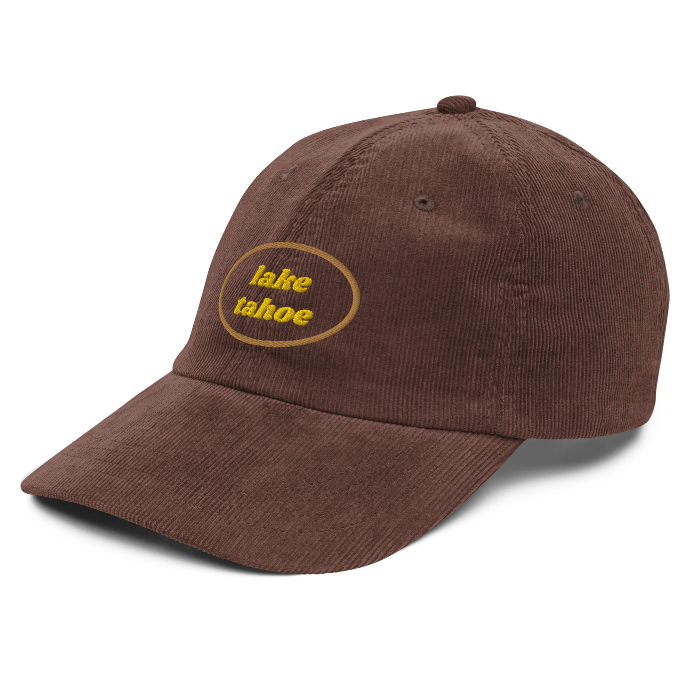 Lake Tahoe Vintage Corduroy Cap Hats Ezra's Clothing   