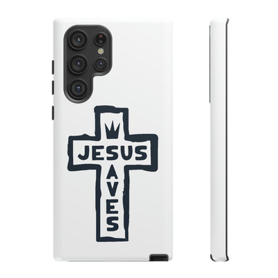 Jesus Saves Case Tough Case Ezra's Clothing Samsung Galaxy S22 Ultra Matte 