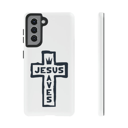 Jesus Saves Case Tough Case Ezra's Clothing Samsung Galaxy S21 Matte 