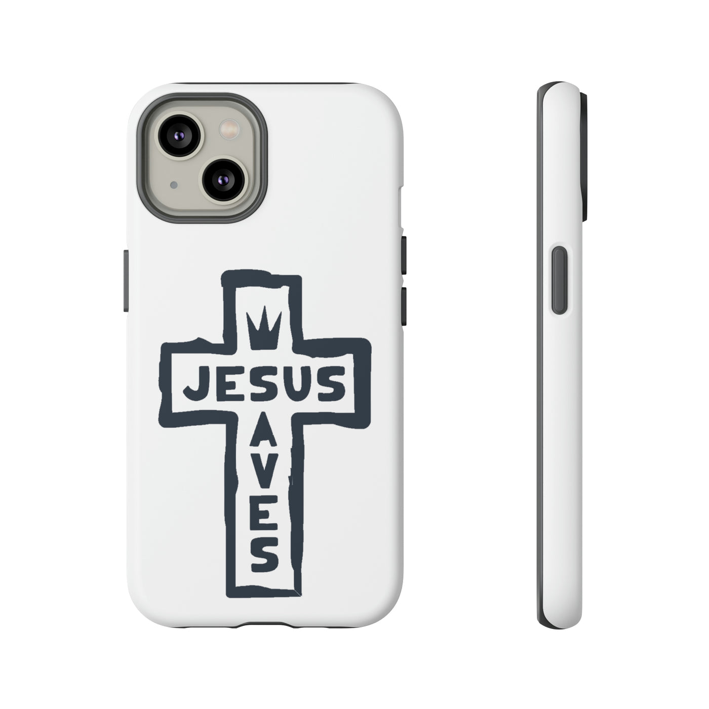 Jesus Saves Case Tough Case Ezra's Clothing iPhone 14 Matte 