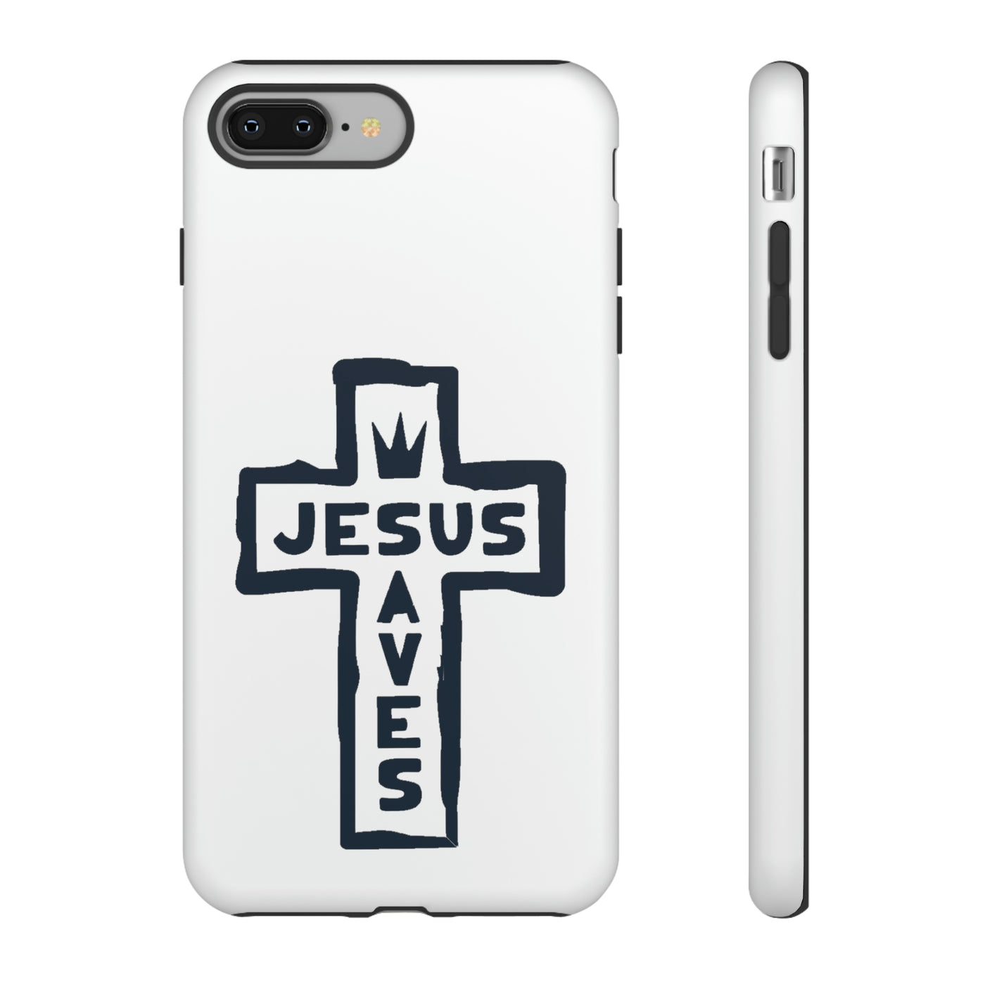 Jesus Saves Case Tough Case Ezra's Clothing iPhone 8 Plus Matte 