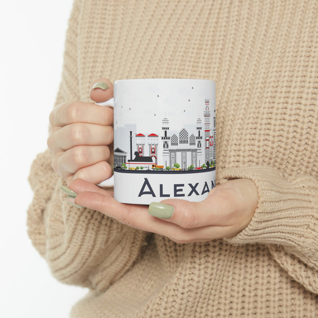 Alexandria Egypt Coffee Mug - Ezra's Clothing - Mug