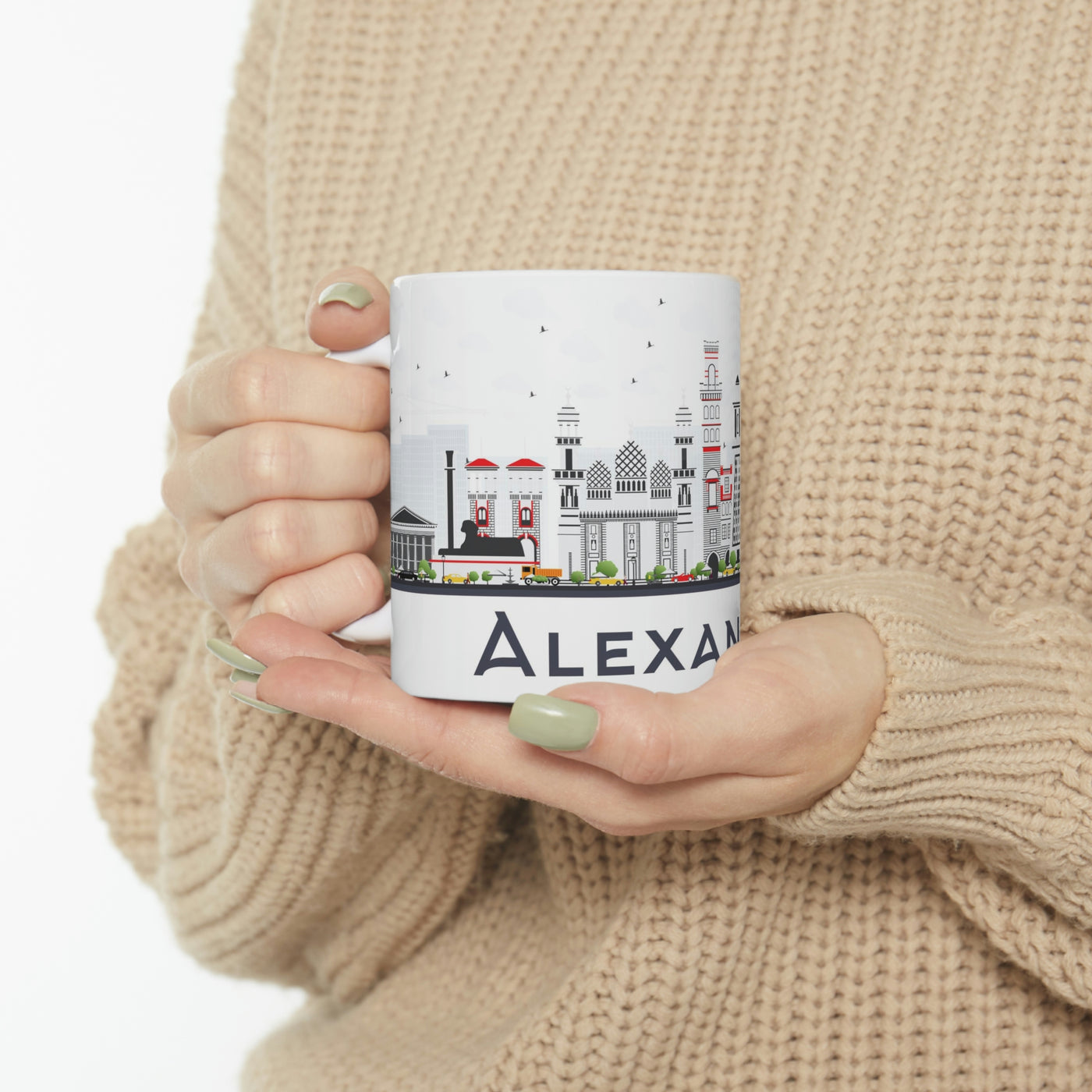 Alexandria Egypt Coffee Mug Mug Ezra's Clothing   