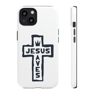 Jesus Saves Case Tough Case Ezra's Clothing iPhone 13 Matte 