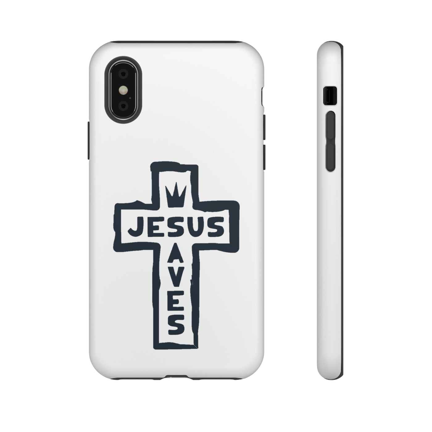 Jesus Saves Case Tough Case Ezra's Clothing iPhone X Matte 