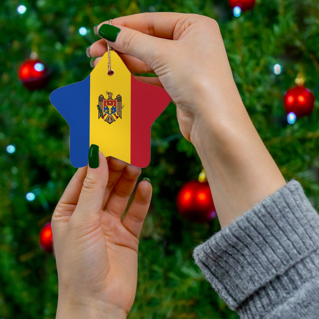 Moldova Ceramic Ornament - Ezra's Clothing - Christmas Ornament