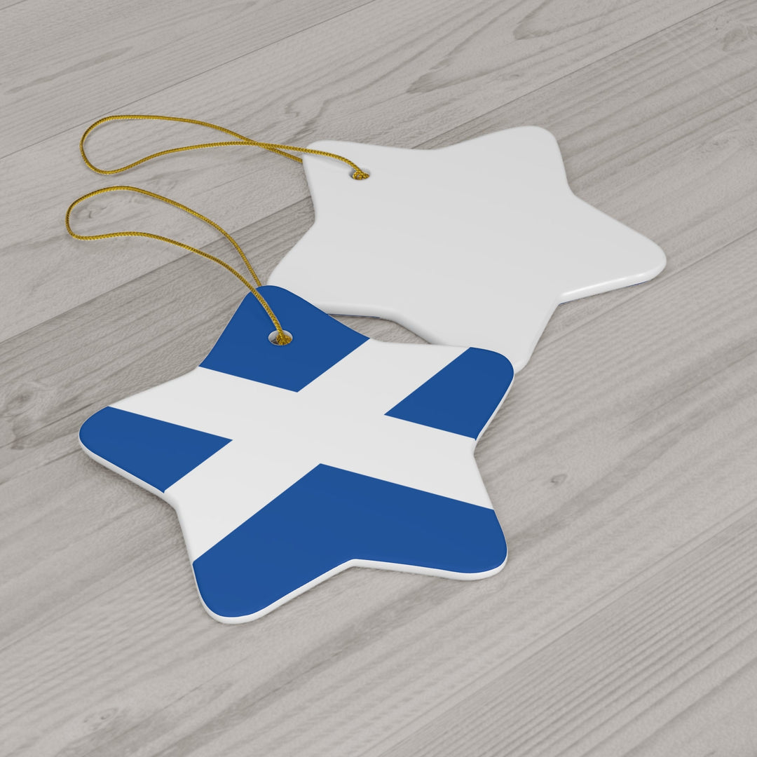 Scotland Ceramic Ornament - Ezra's Clothing - Christmas Ornament