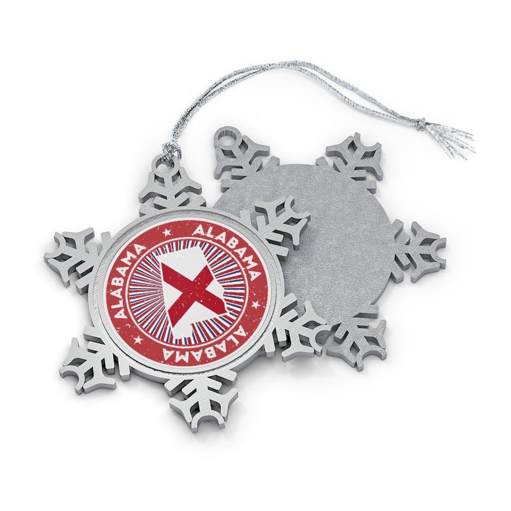 Alabama Snowflake Ornament - Ezra's Clothing - Christmas Ornament