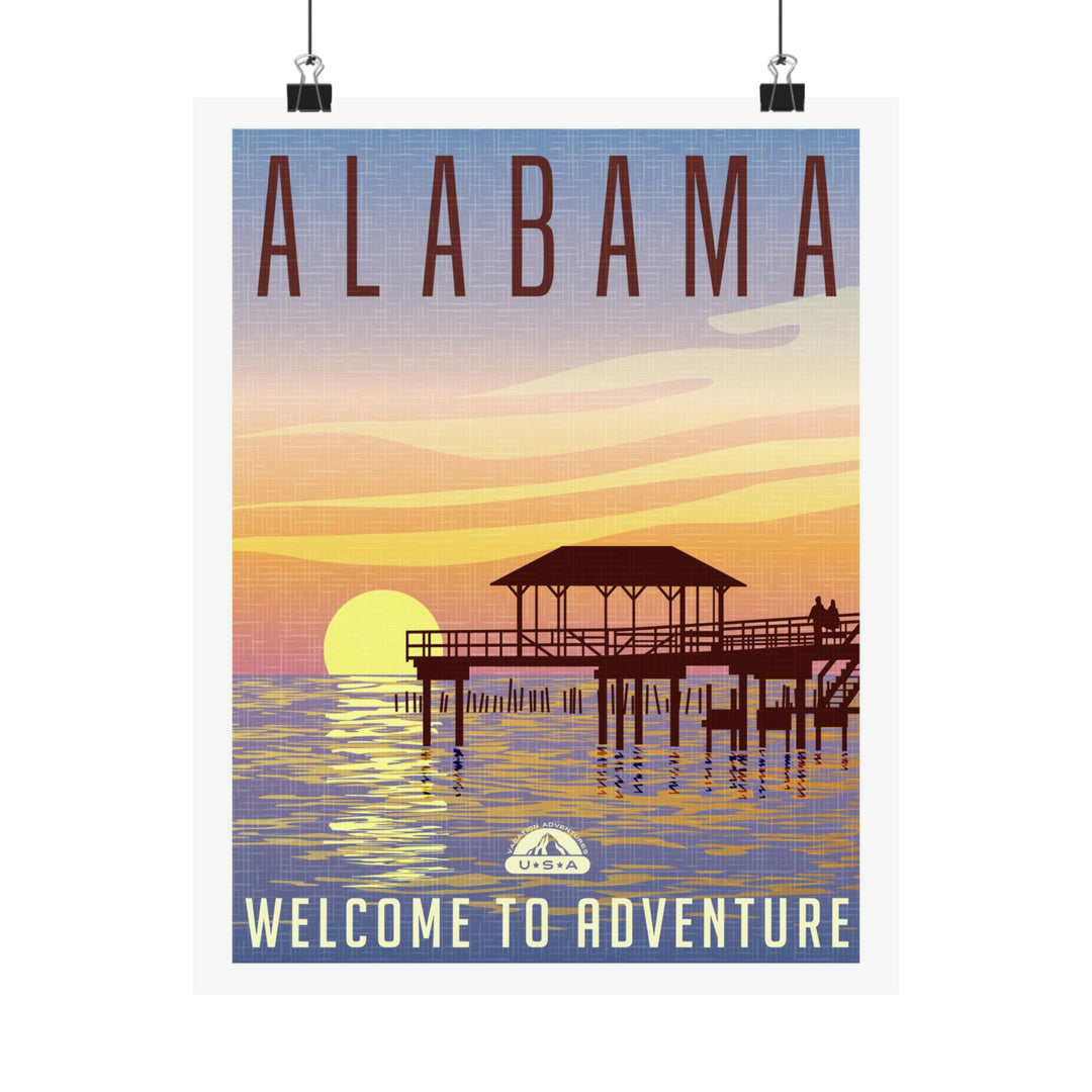 Alabama Travel Poster - Ezra's Clothing