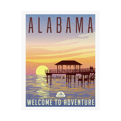 Alabama Travel Poster - Ezra's Clothing