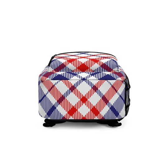 American Plaid Backpack - Ezra's Clothing - Bags