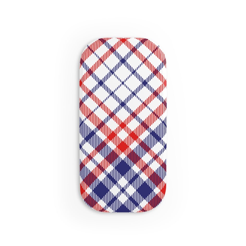 American Plaid Phone Click-On Grip - Ezra's Clothing - Accessories