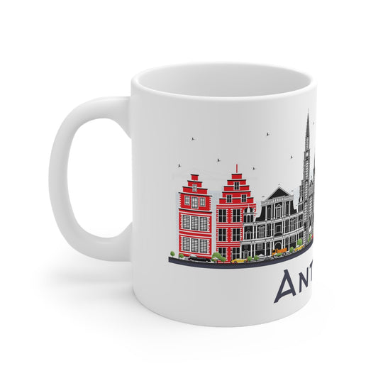 Antwerp Belgium Coffee Mug - Ezra's Clothing - Mug