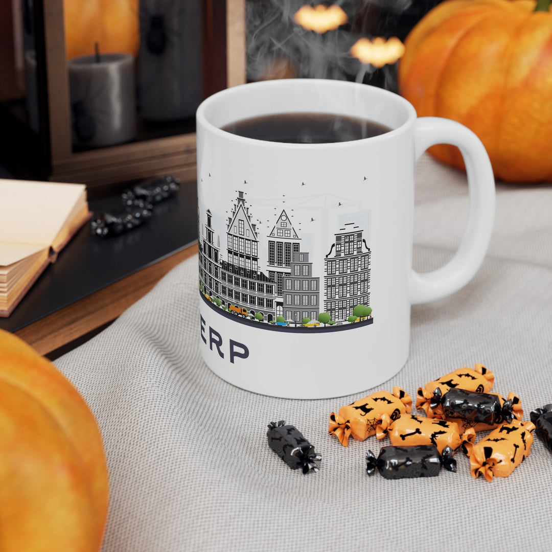 Antwerp Belgium Coffee Mug - Ezra's Clothing - Mug