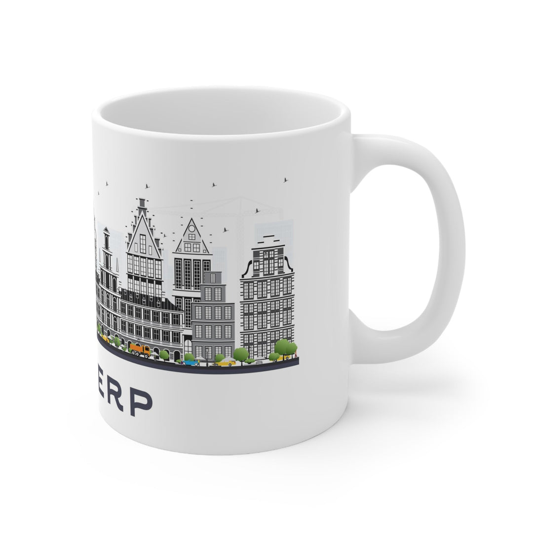 Antwerp Belgium Coffee Mug - Ezra's Clothing - Mug