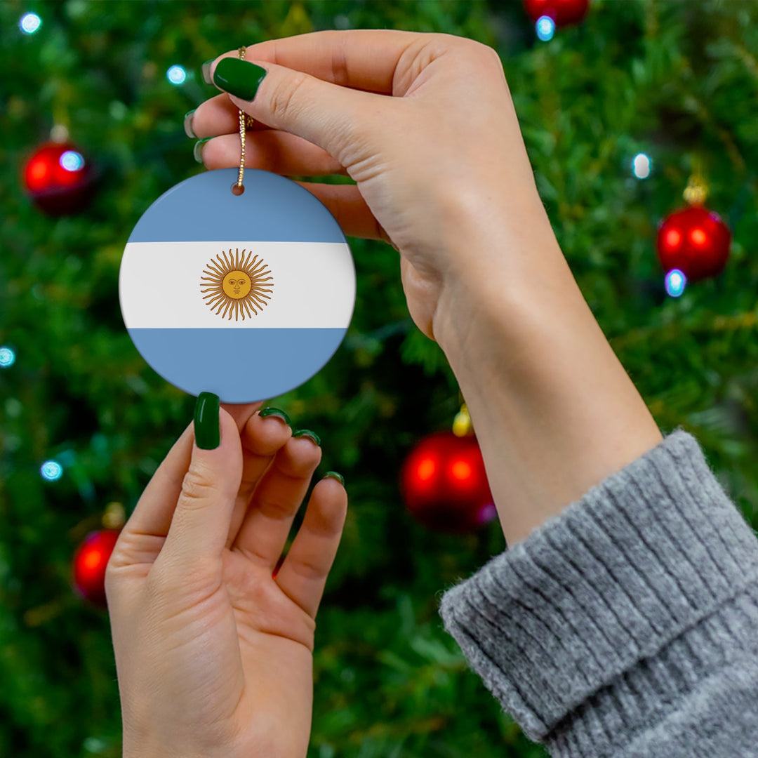 Argentina Ceramic Ornament - Ezra's Clothing - Christmas Ornament