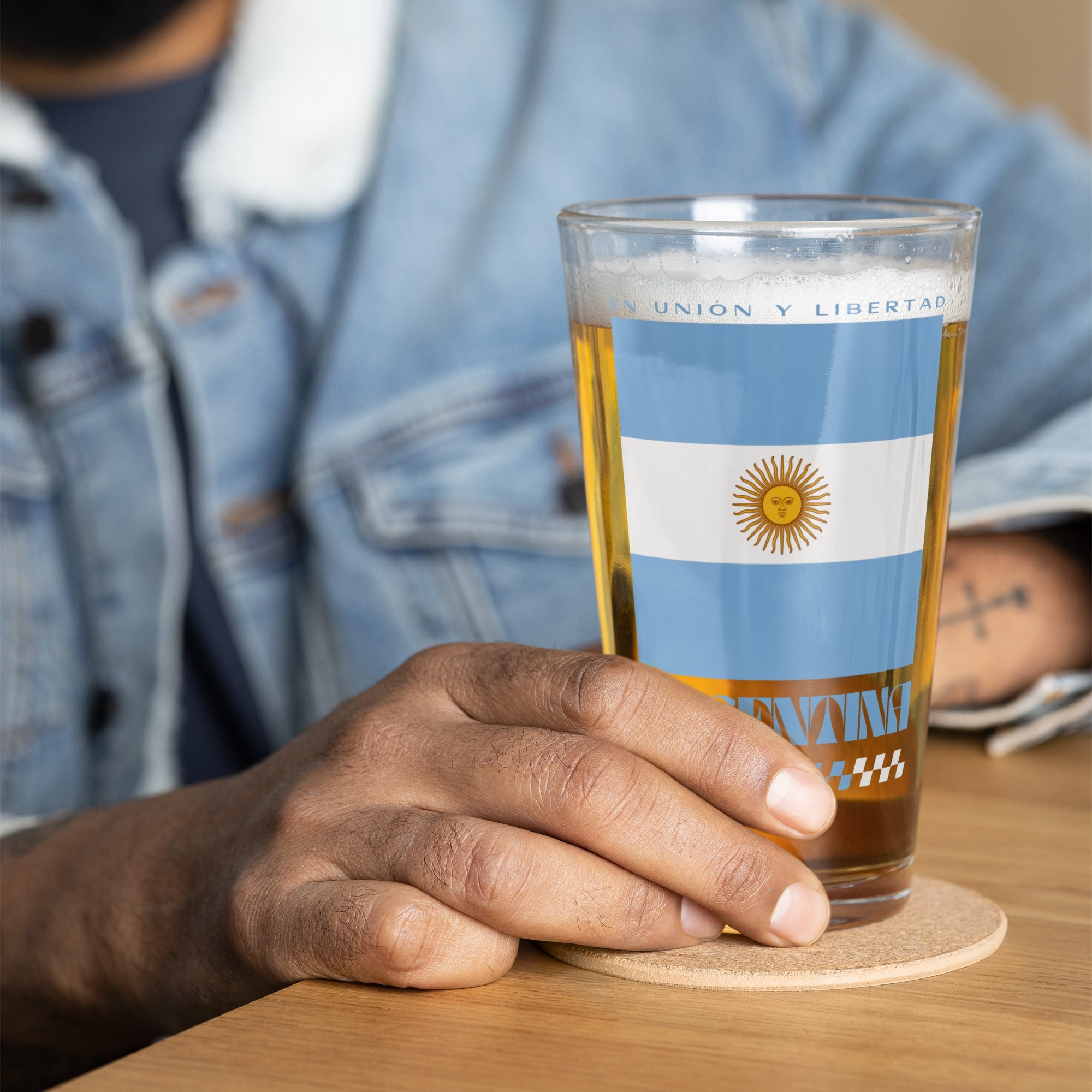 Argentina Pint Glass - Ezra's Clothing - Pint Glass