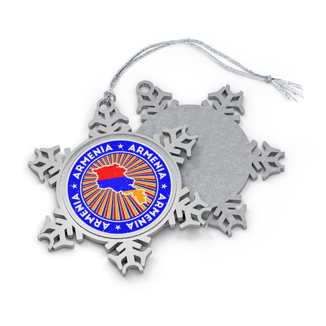Armenia Snowflake Ornament - Ezra's Clothing - Christmas Ornament