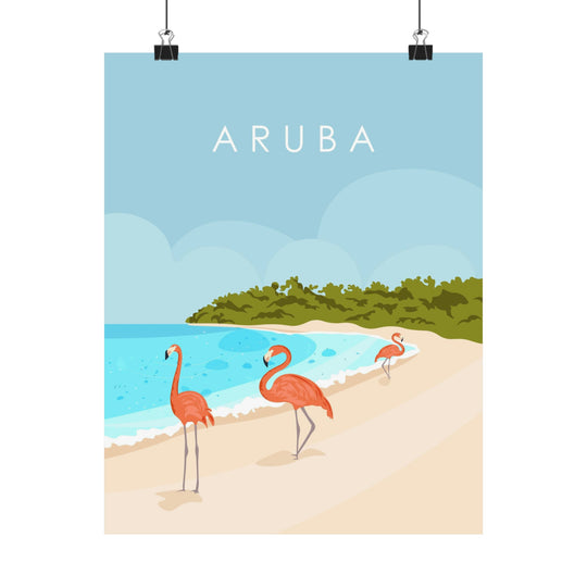 Aruba Travel Poster - Ezra's Clothing - Poster