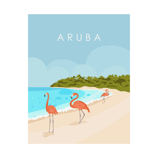 Aruba Travel Poster - Ezra's Clothing - Poster