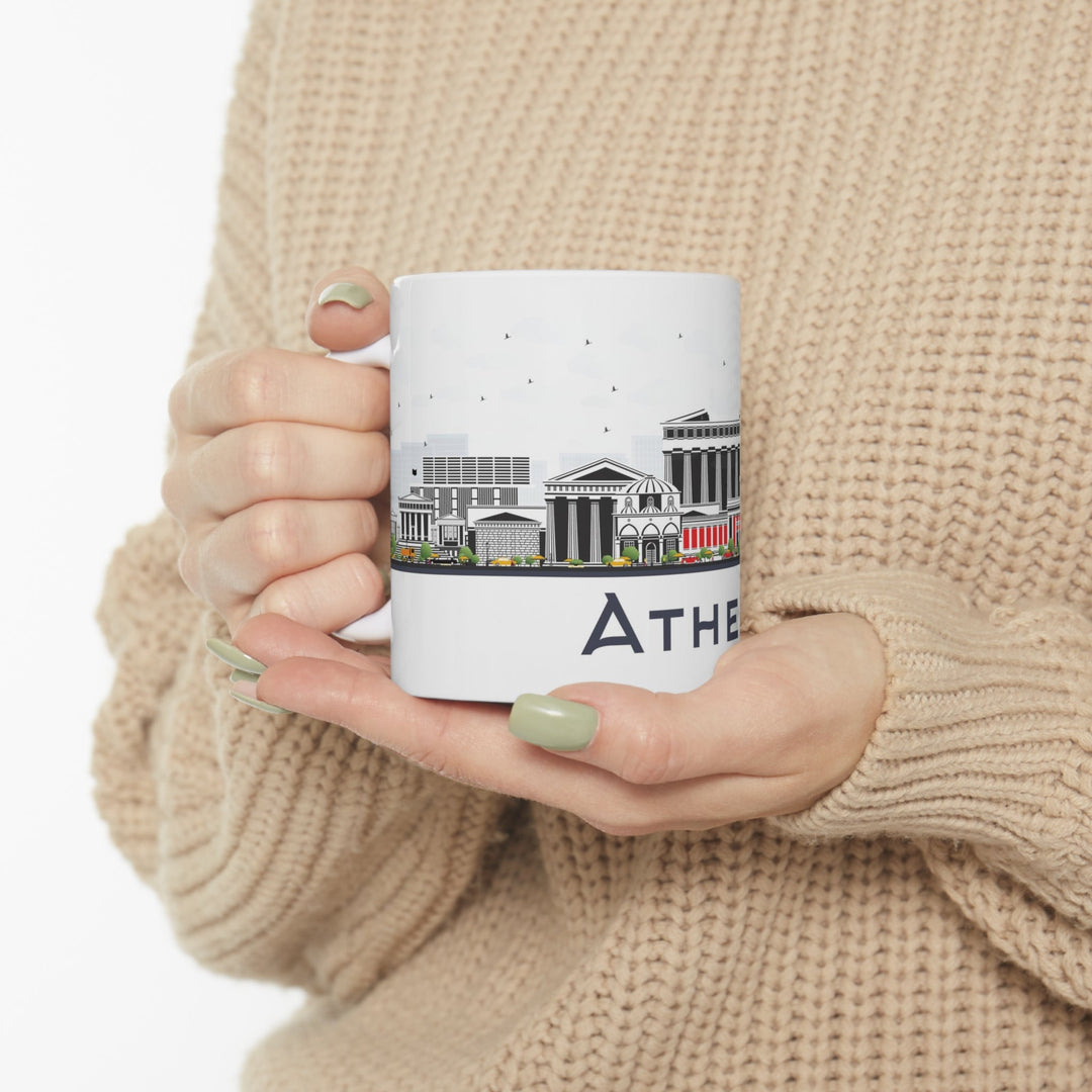 Athens Greece Coffee Mug - Ezra's Clothing - Mug