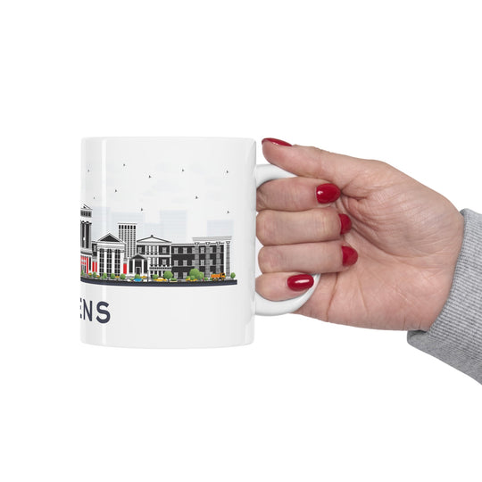 Athens Greece Coffee Mug - Ezra's Clothing - Mug