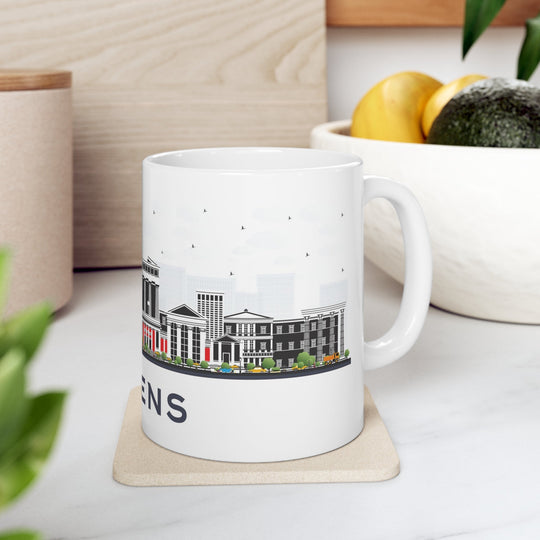 Athens Greece Coffee Mug - Ezra's Clothing - Mug