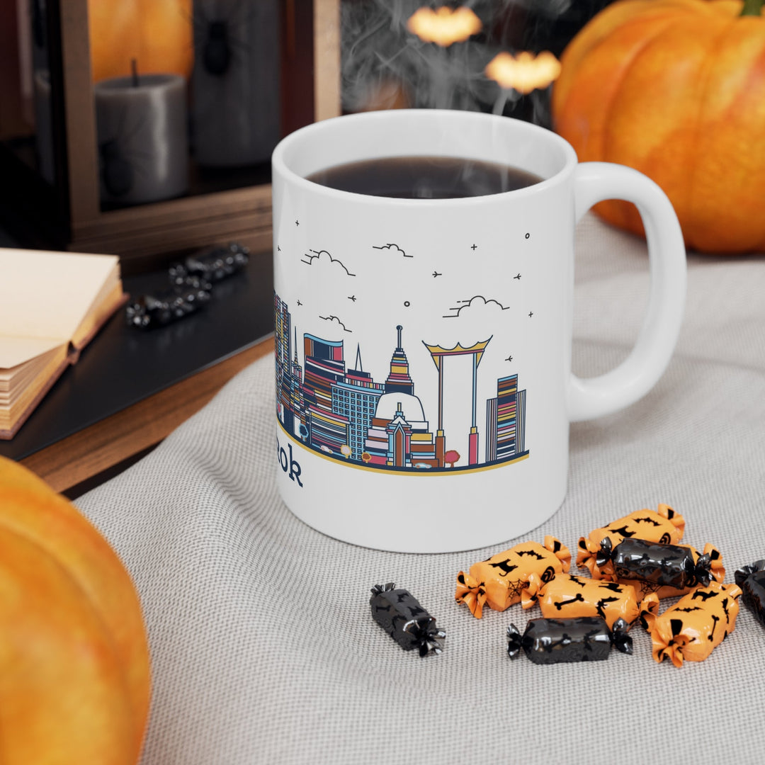 Bangkok Thailand Coffee Mug - Ezra's Clothing - Mug