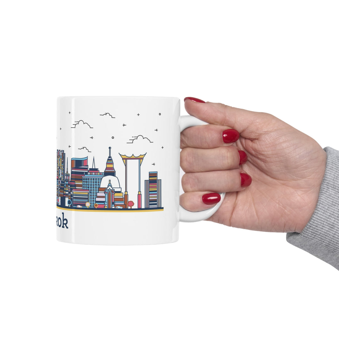 Bangkok Thailand Coffee Mug - Ezra's Clothing - Mug