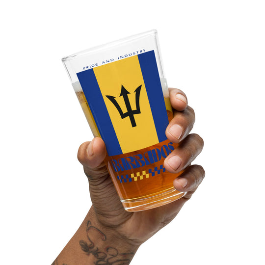 Barbados Pint Glass - Ezra's Clothing - Pint Glass