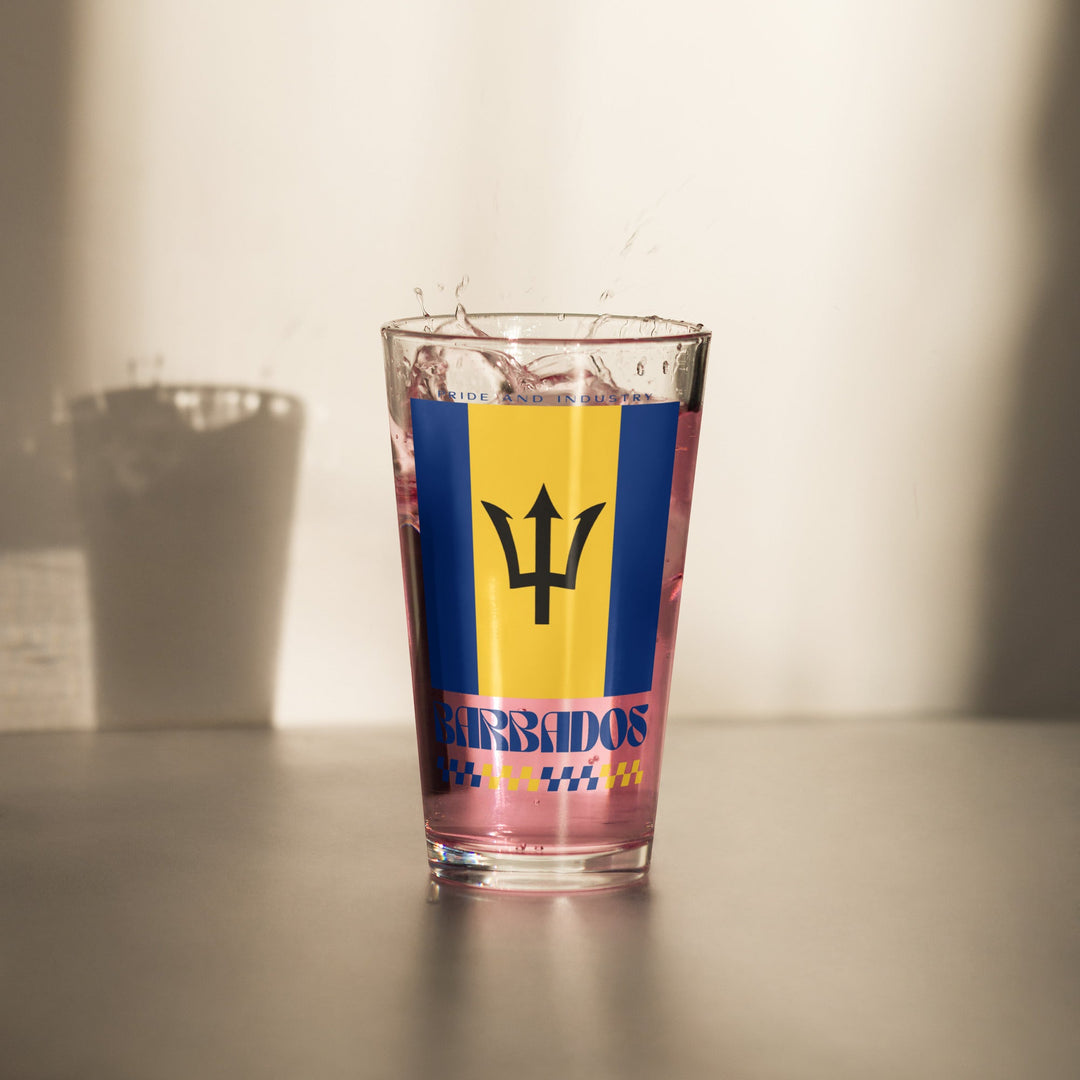 Barbados Pint Glass - Ezra's Clothing - Pint Glass