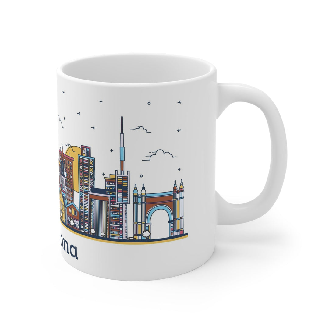 Barcelona Spain Coffee Mug - Ezra's Clothing - Mug