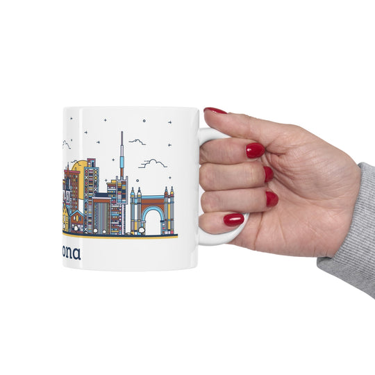 Barcelona Spain Coffee Mug - Ezra's Clothing - Mug