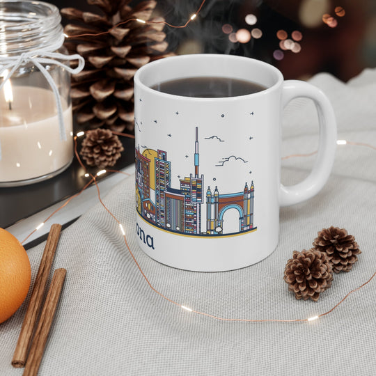 Barcelona Spain Coffee Mug - Ezra's Clothing - Mug