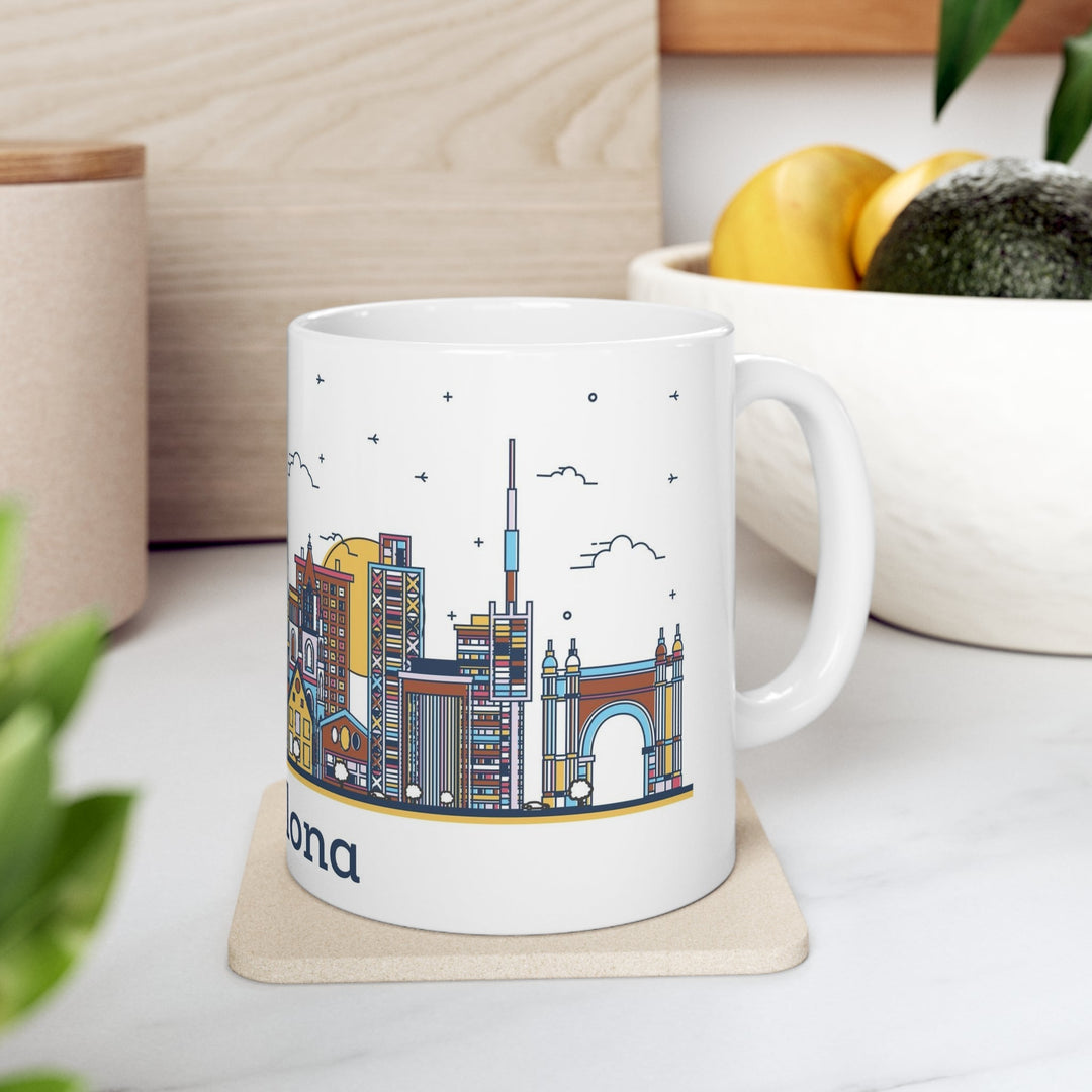 Barcelona Spain Coffee Mug - Ezra's Clothing - Mug