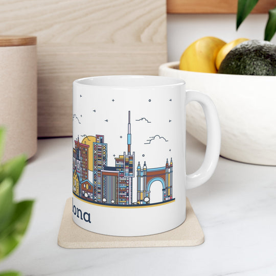 Barcelona Spain Coffee Mug - Ezra's Clothing - Mug